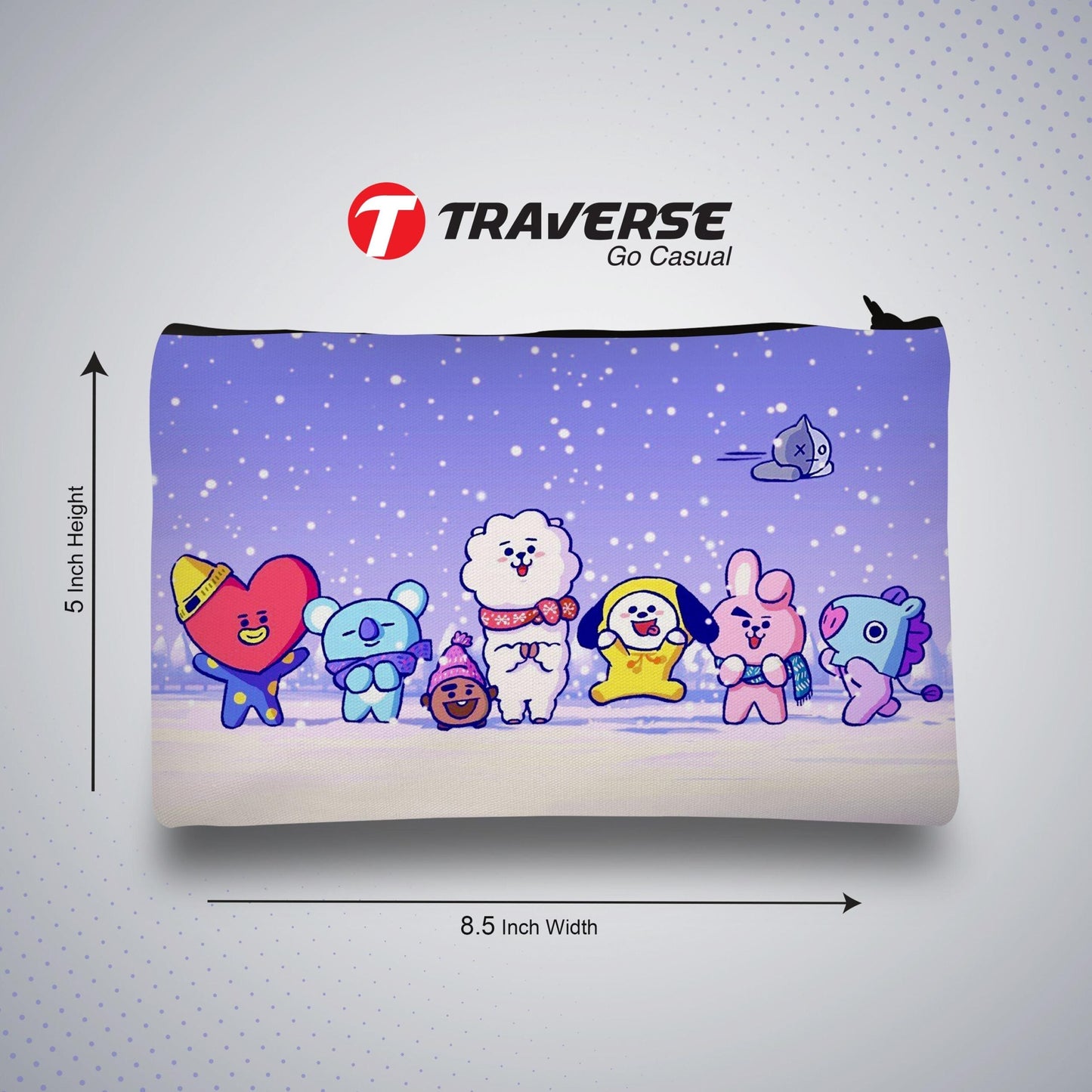 BT-21 Pencil Pouch (Digitally printed on Cloth)