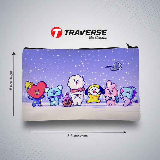 BT-21 Pencil Pouch (Digitally printed on Cloth)