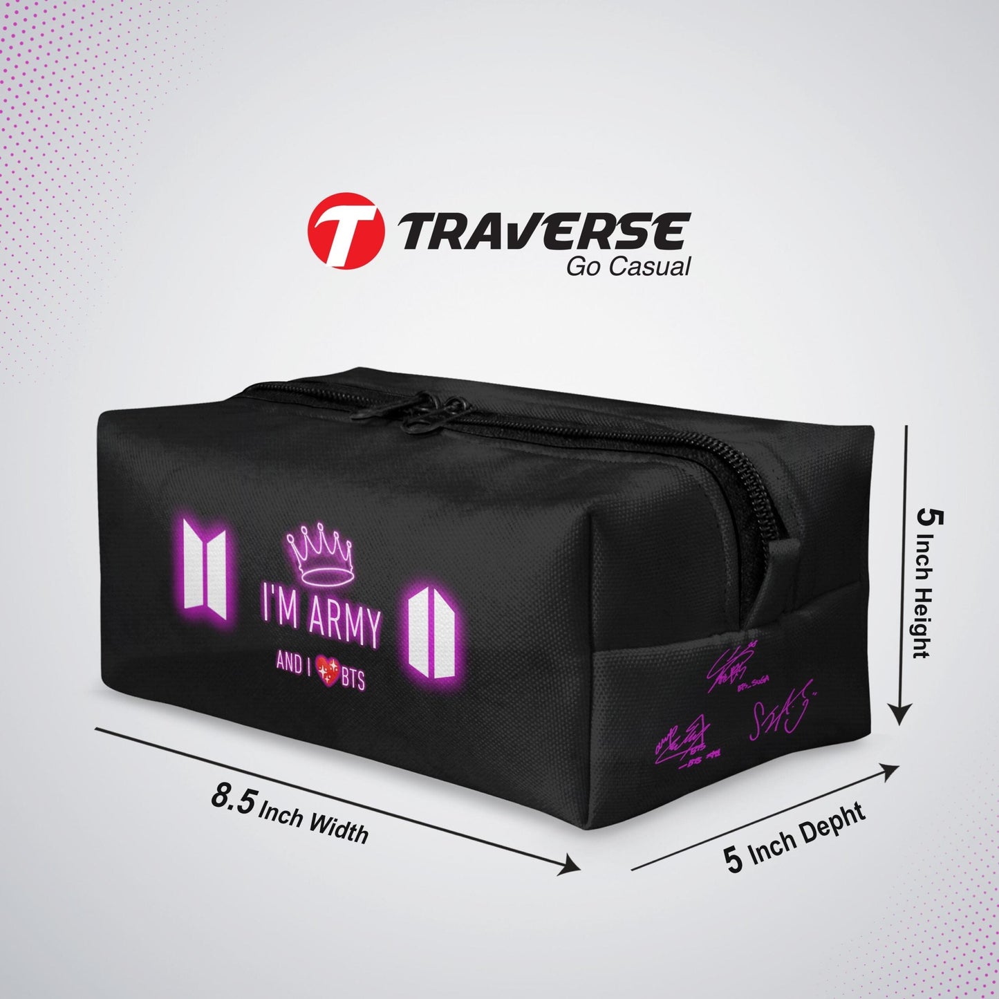 BTS Box Pouch (Digitally printed on Cloth)