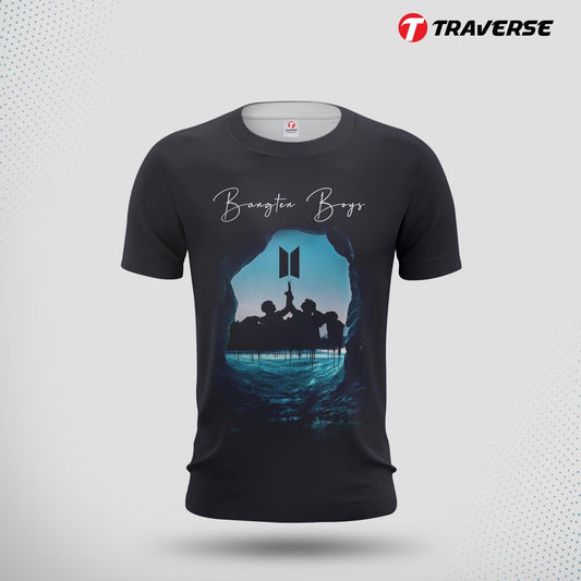BTS Digitally Printed Fashion T-Shirt for Men by Traverse