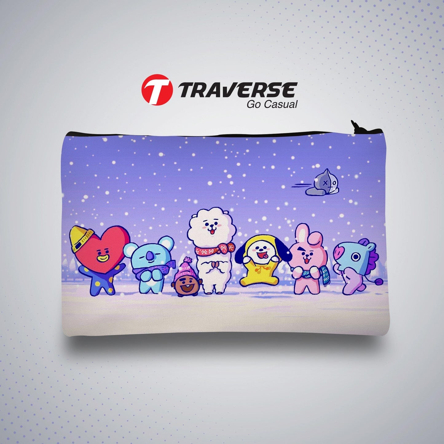 BT-21 Pencil Pouch (Digitally printed on Cloth)