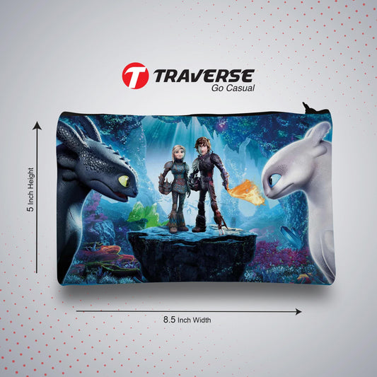 How to Train Your Dragon -Pencil Pouch (Digitally printed on Cloth)