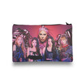 Black Pink Pencil Pouch (Digitally printed on Cloth)