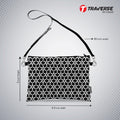 Girl Abstract design - Pouch (Digitally printed on Cloth) with shoulder strap