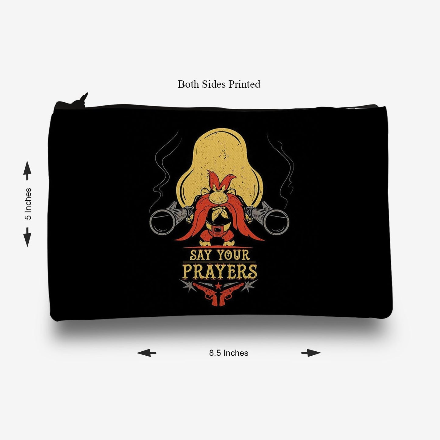 Traverse The Looney Tunes Cartoon pencil pouch for boys & girls. Digitally printed on Fabric with both sides printed