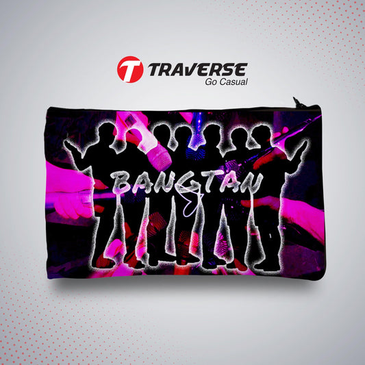 BTS Pencil Pouch - Best Quality KPOP Pencil Case (Digitally Printed on Fabric by Traverse)