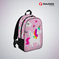 Kids Bag- Unicorn , Backpack for Kindergarten (KG), Pre-school classes. Allover printed