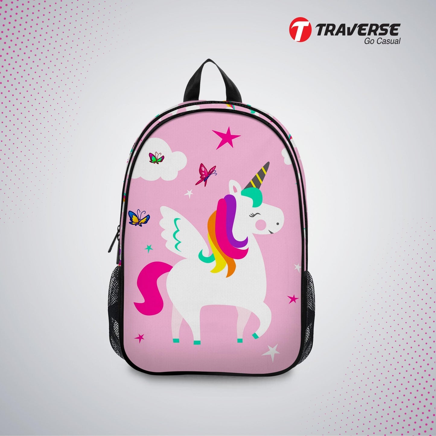 Kids Bag- Unicorn , Backpack for Kindergarten (KG), Pre-school classes. Allover printed
