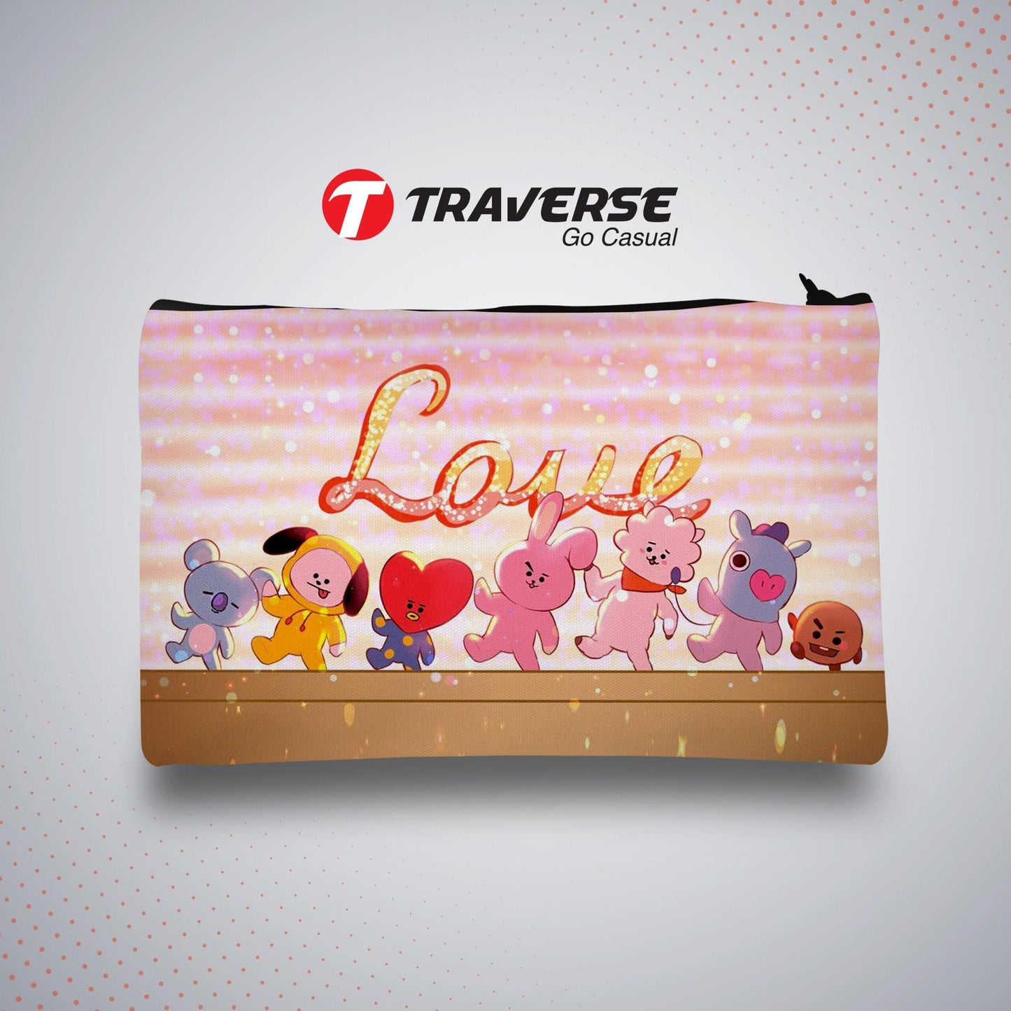 BT-21 Pencil Pouch (Digitally printed on Cloth)
