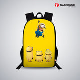 Traverse School Bags For Minion toys, Minion Rush, Minion Bob, Minion Gru, Minion Kevin, Dr Nefario & minions