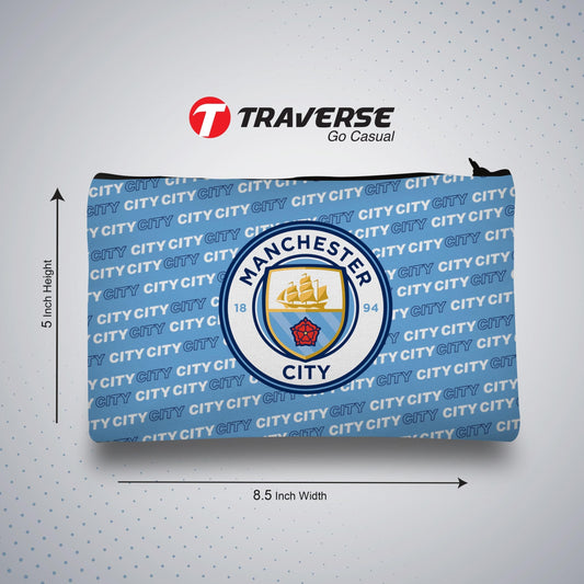 Manchester City - Pencil Pouch (Digitally printed on Cloth)