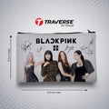 Black Pink Pencil Pouch (Digitally printed on Cloth)