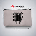 BTS Pencil Pouch - Best Quality KPOP pencil case (Digitally Printed on Fabric by Traverse)