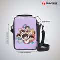 Traverse BT21- Lunch Bag with option to carry water bottle- Digitally printed and manufactured by Traverse