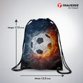 Football Digitally Printed Drawstring Bag
