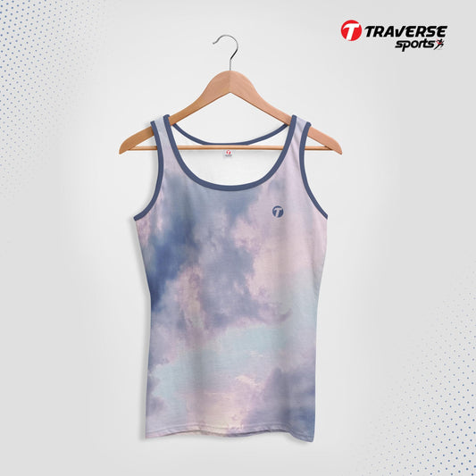 Digitally Printed Fashion Tank Top for Men by Traverse