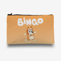 Traverse Bingo Bluey pencil pouch for boys & girls. Digitally printed on Fabric with both sides printed