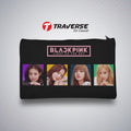 Black Pink Pencil Pouch (Digitally printed on Cloth)