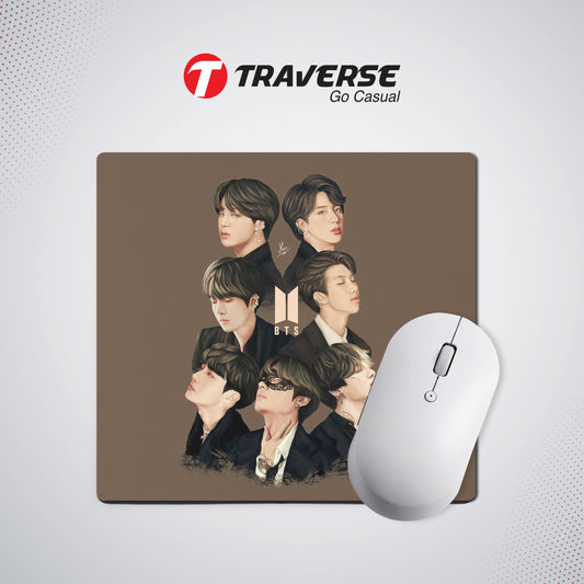 Digitally printed BTS Computer Mouse Pad
