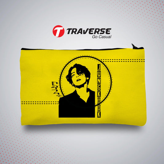 BTS Pencil Pouch - Best Quality KPOP pencil Case (Digitally Printed on Fabric by Traverse)