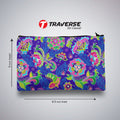 Floral Pencil Pouch For Girls (Digitally printed on Cloth)