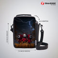 Traverse Squid Game Lunch Bag with option to carry water bottle- Digitally printed and manufactured by Traverse