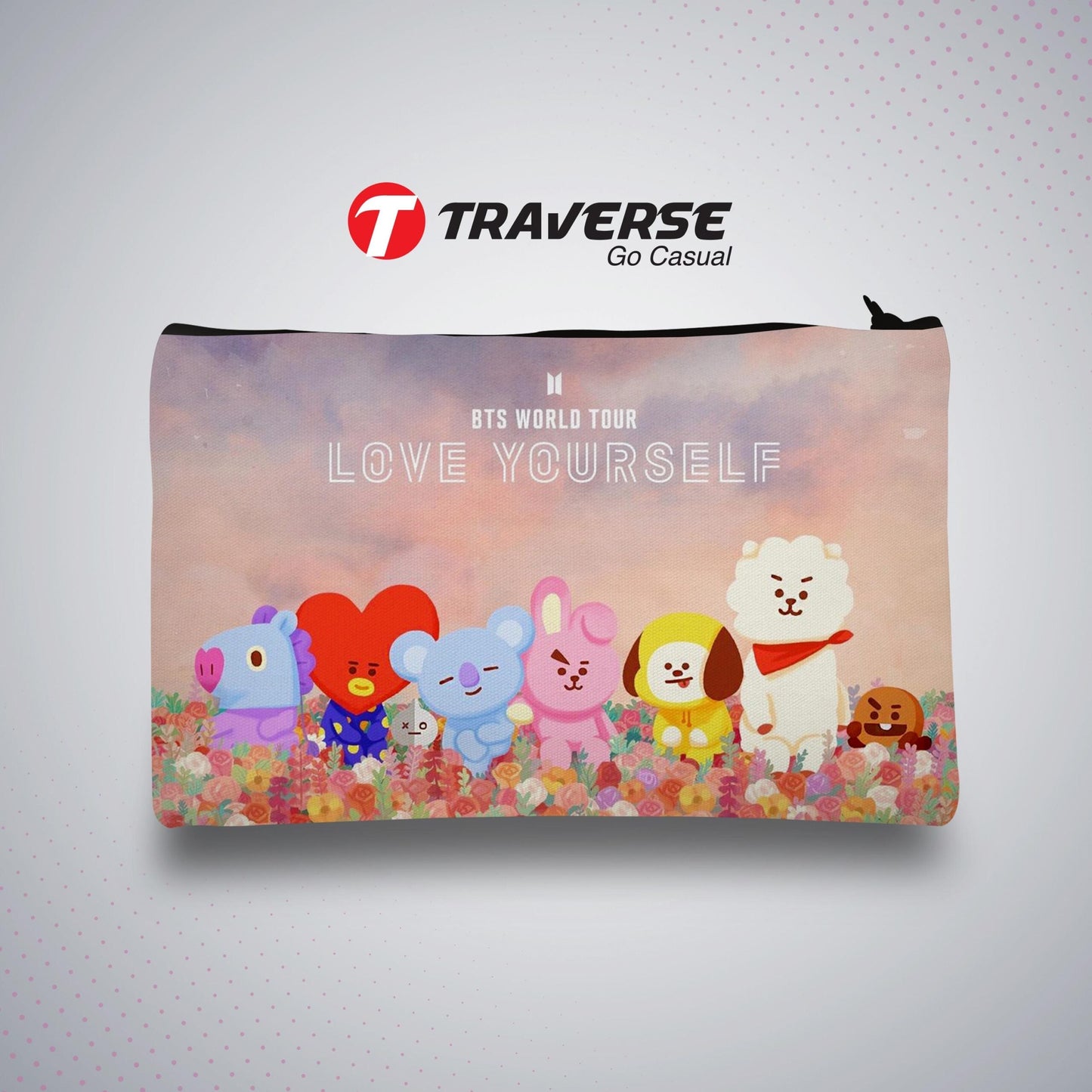 BT-21 Pencil Pouch (Digitally printed on Cloth)