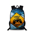 Traverse Gamer Zone Bags For Boys & Girls. Digitally printed on Fabric with latest technology. Dual Compartment large backpack