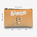 Traverse Bingo Bluey pencil pouch for boys & girls. Digitally printed on Fabric with both sides printed