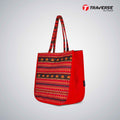 Traverse red & black printed Tote Bag for Women, Market Bag, Cute Tote Bag Aesthetic Purse, Handbag