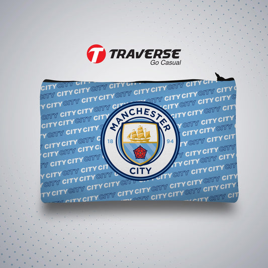 Manchester City - Pencil Pouch (Digitally printed on Cloth)