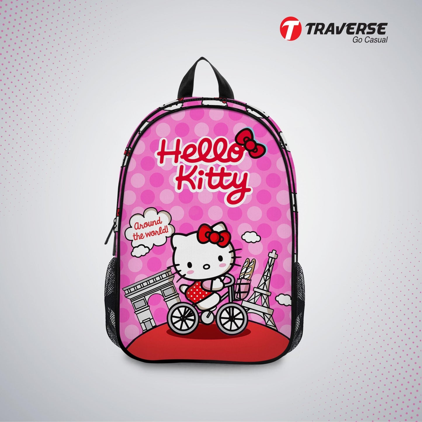 Kids Bag- Hello Kitty , Backpack for Kindergarten (KG), Pre-school classes. Allover printed