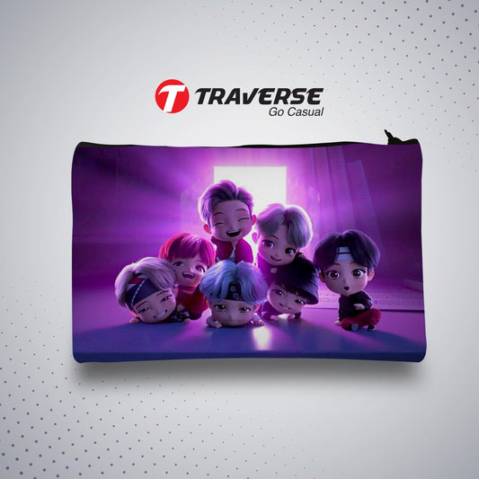 BTS -Pencil Pouch (Digitally printed on Cloth)