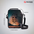 Traverse Groot Lunch Bag with option to carry water bottle- Digitally printed and manufactured by Traverse