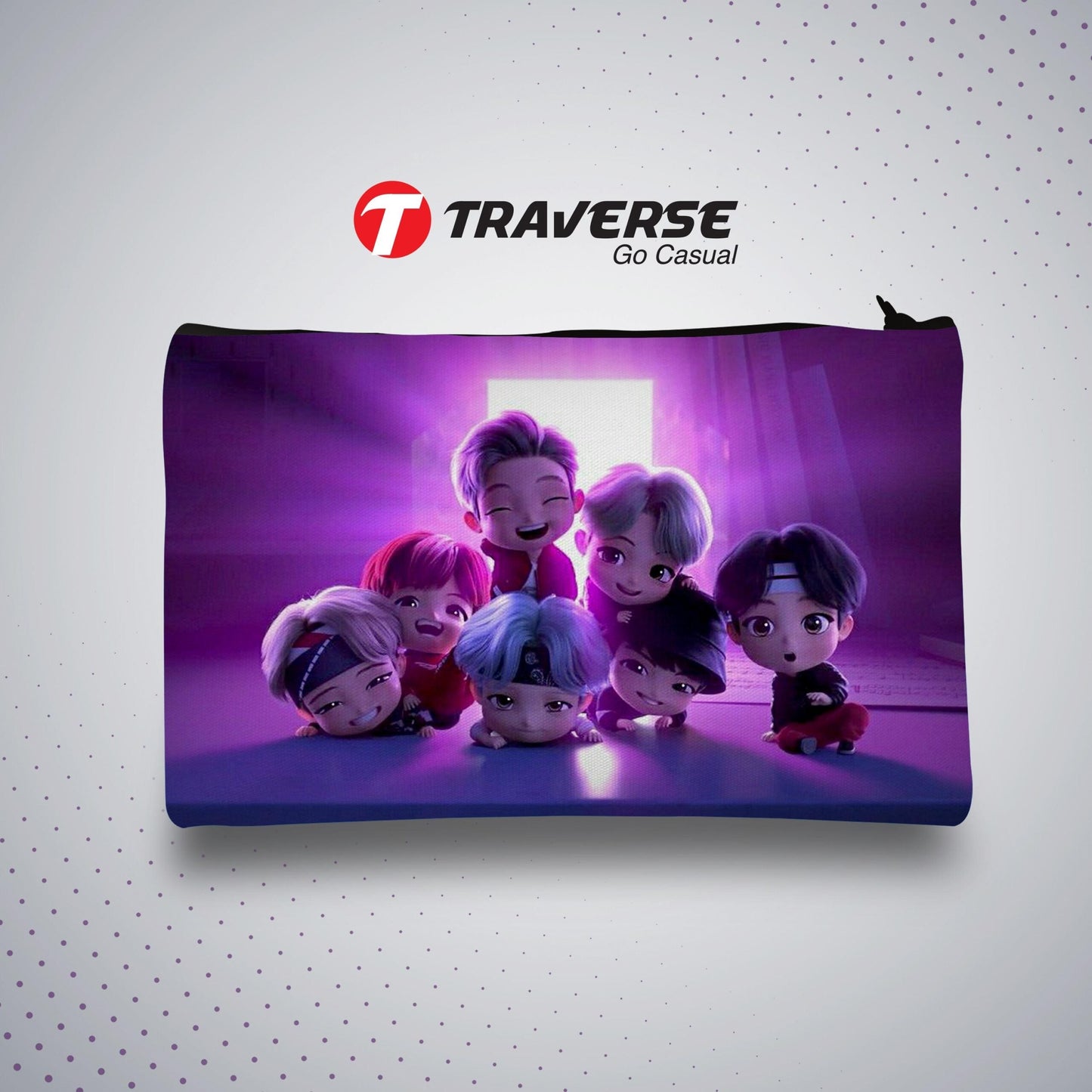 BTS -Pencil Pouch (Digitally printed on Cloth) (Copy)