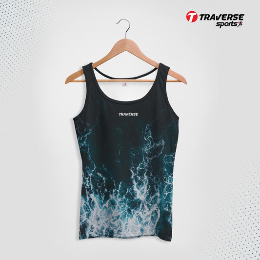Digitally Printed Fashion Tank Top for Men by Traverse