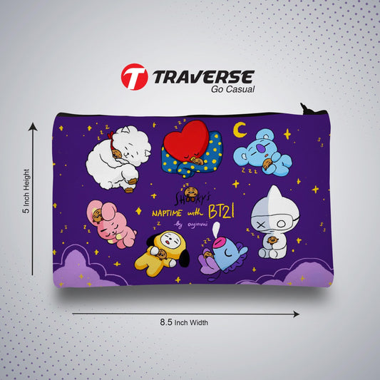 BT-21 Pencil Pouch (Digitally printed on Cloth)