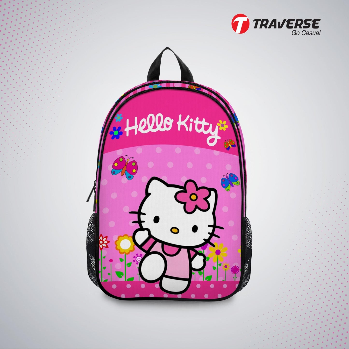 Kids Bag- Hello Kitty , Backpack for Kindergarten (KG), Pre-school classes. Allover printed