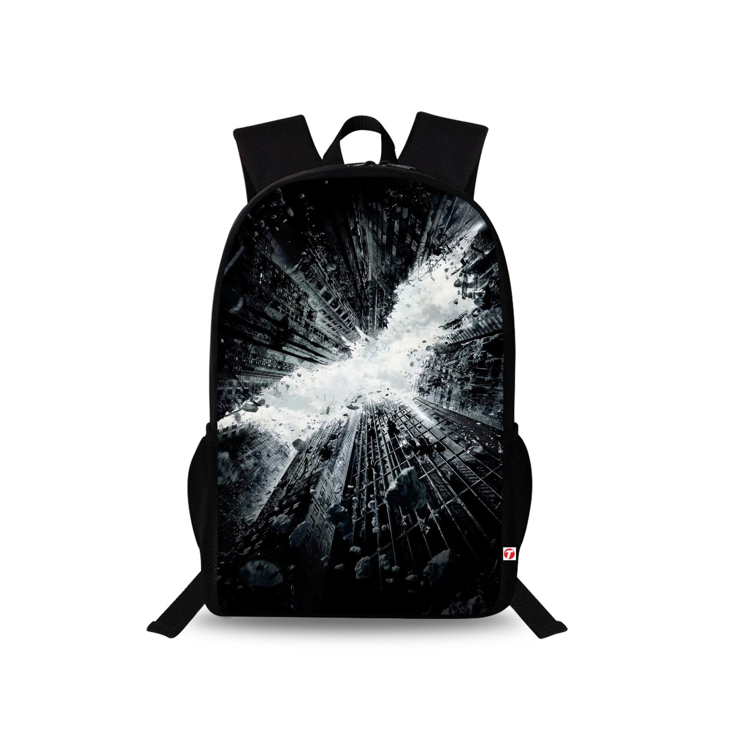 Traverse The Dark Night Bags For Boys & Girls. Digitally printed on Fabric with latest technology. Dual Compartment large backpack
