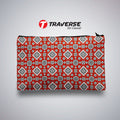 Sindhi Culture Design Pencil Pouch  (Digitally printed on Cloth)