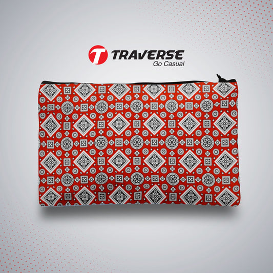 Sindhi Culture Design Pencil Pouch  (Digitally printed on Cloth)