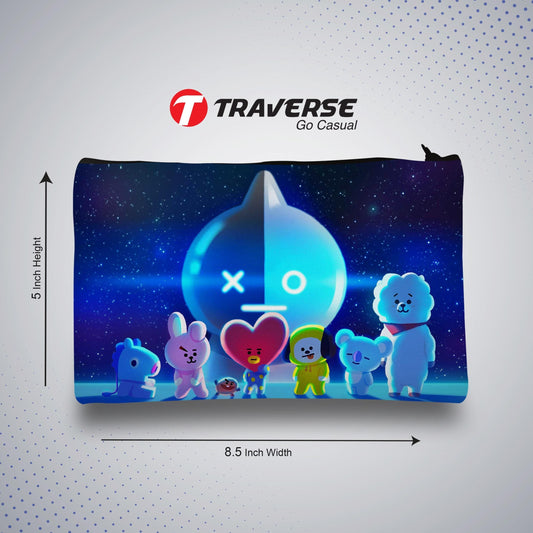 BT-21 Pencil Pouch (Digitally printed on Cloth)