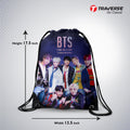 BTS Digitally Printed Drawstring Bag