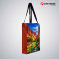 Traverse Printed Tote Bag for Women by - Market Bag, Cute Tote Bag Aesthetic Purse, Handbag