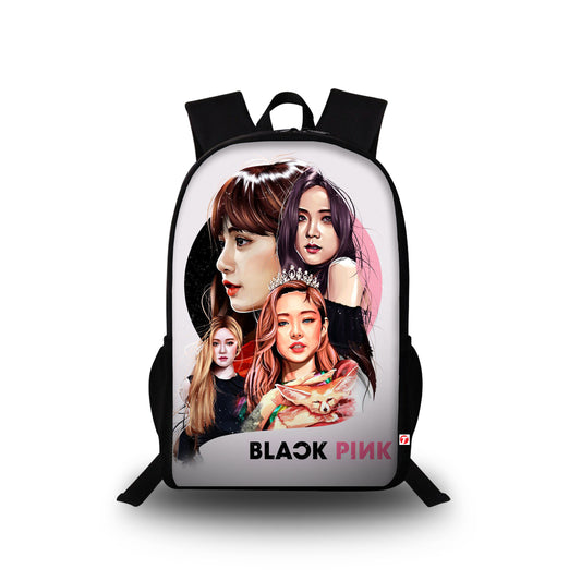 Black Pink Digital Printed Bag for Girls