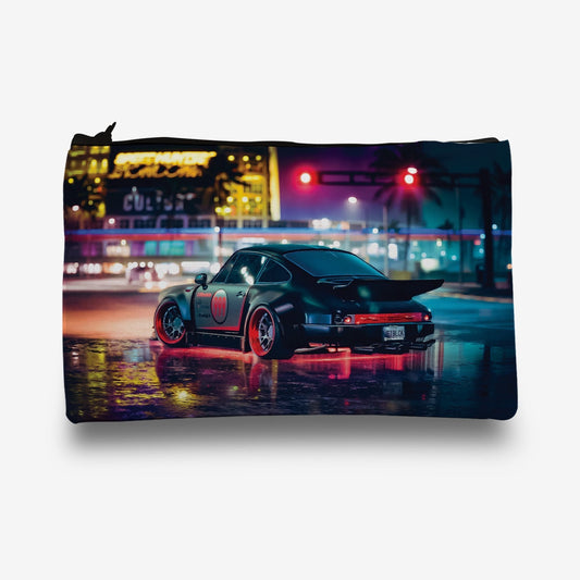 Traverse car pencil pouch for boys & girls. Digitally printed on Fabric with both sides printed