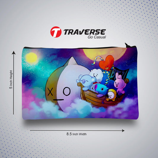 BT-21 Pencil Pouch (Digitally printed on Cloth)