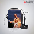 Traverse Ronaldo Lunch Bag with option to carry water bottle- Digitally printed and manufactured by Traverse