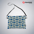 Girl Abstract design - Pouch (Digitally printed on Cloth) with shoulder strap