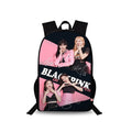 Traverse Black Pink Bags For Boys & Girls. Digitally printed on Fabric with latest technology. Dual Compartment large backpack
